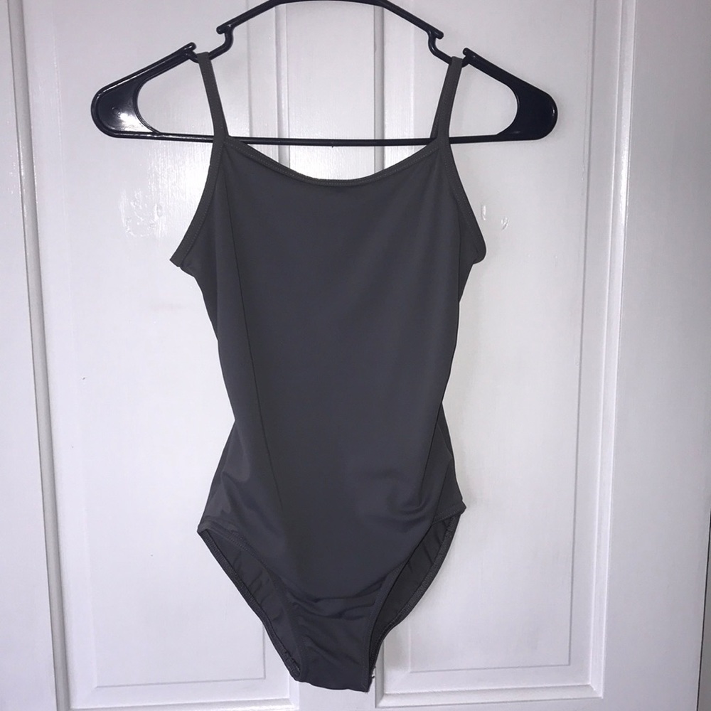 Gray leotard